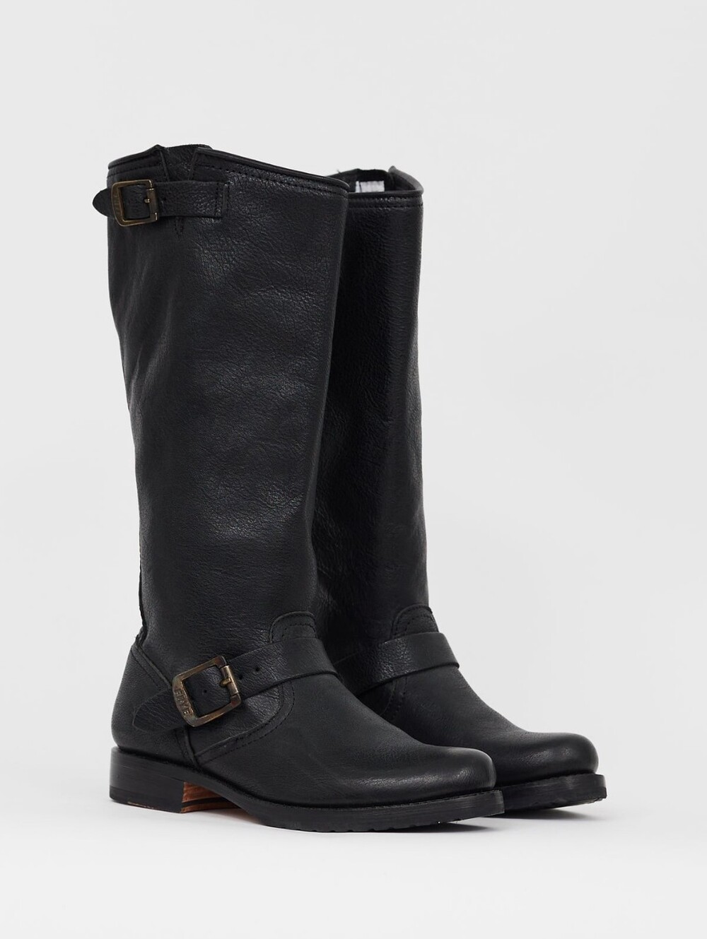 FRYE Black Leather Veronica Slouch Boot Size 7